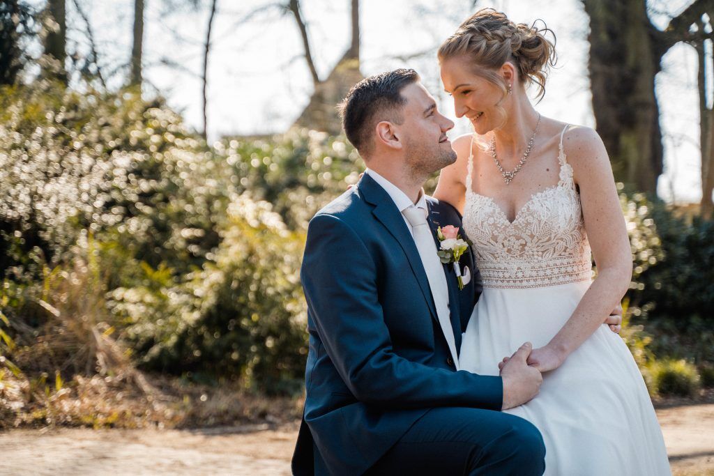 Brautpaar auf Hochzeit in Oberhausen